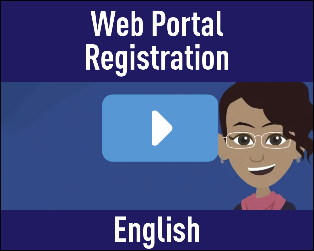 Web Portal - Registration - English