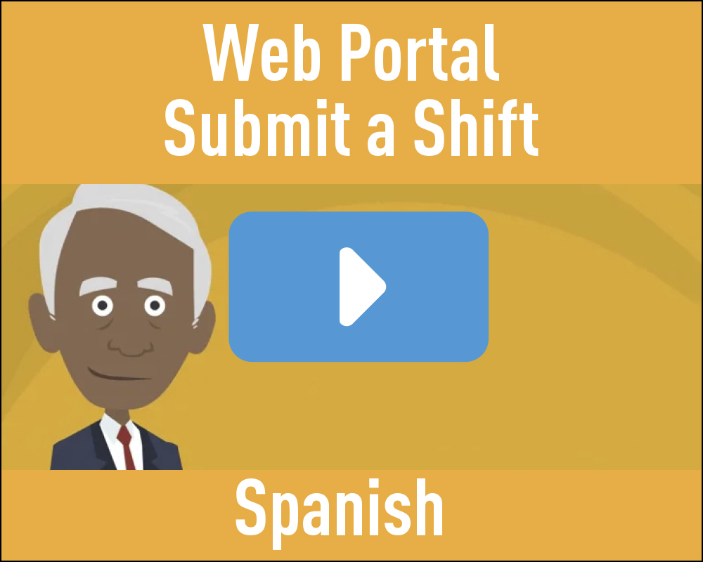 Web Portal - Submit a Shift - Spanish